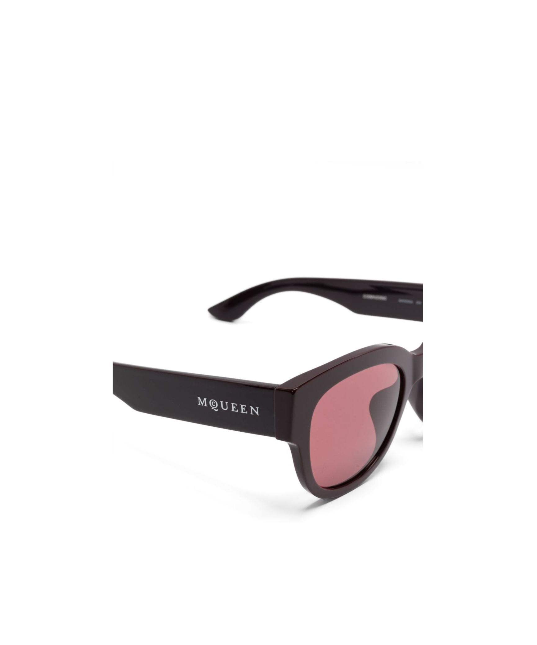 Alexander Mcqueen Purple Sunglasses With Pink Lenses