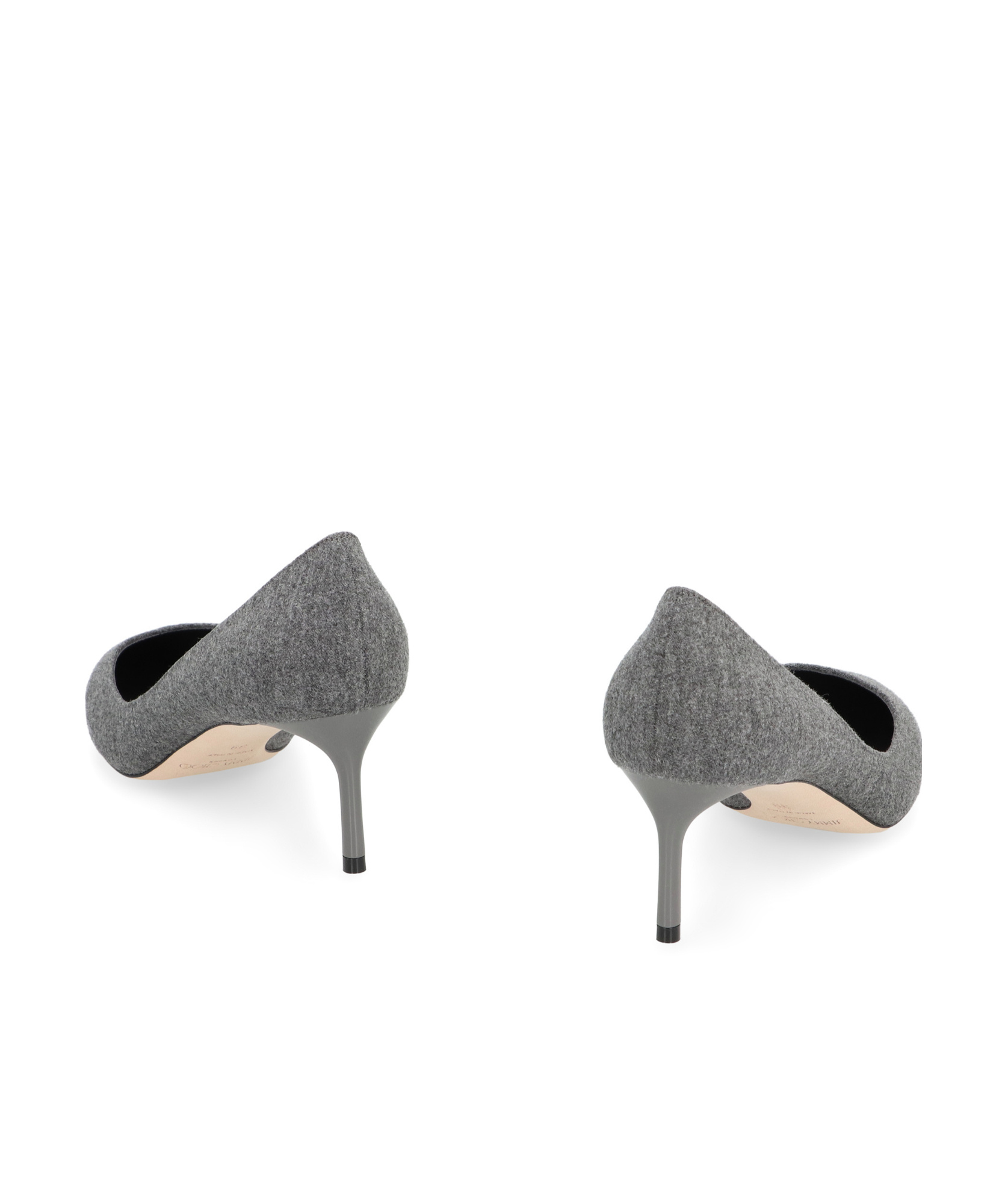 Jimmy Choo Elegant Pointy Toe Stiletto Heels In Gray