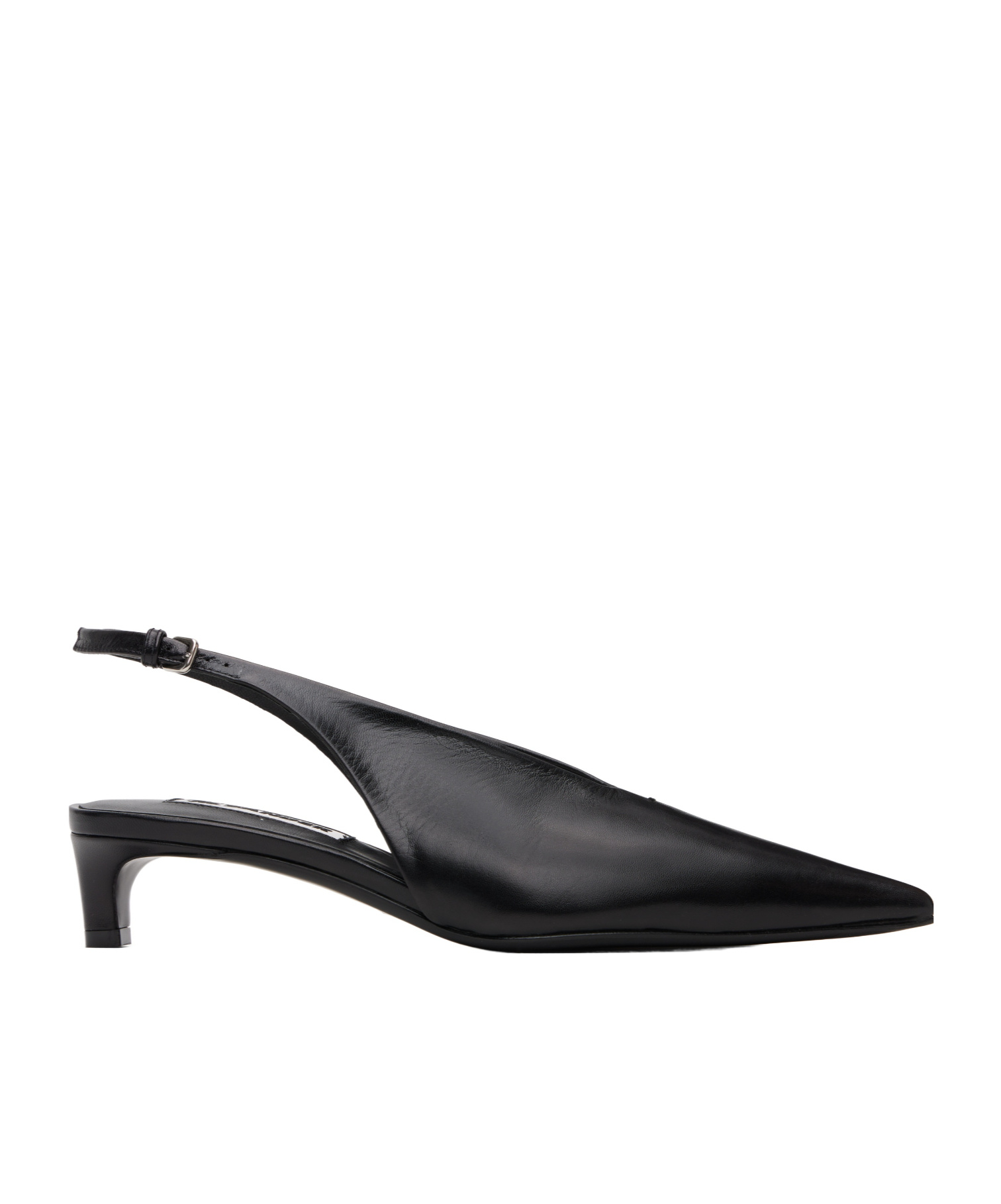 Jil Sander 40mm Leather Pumps In Black