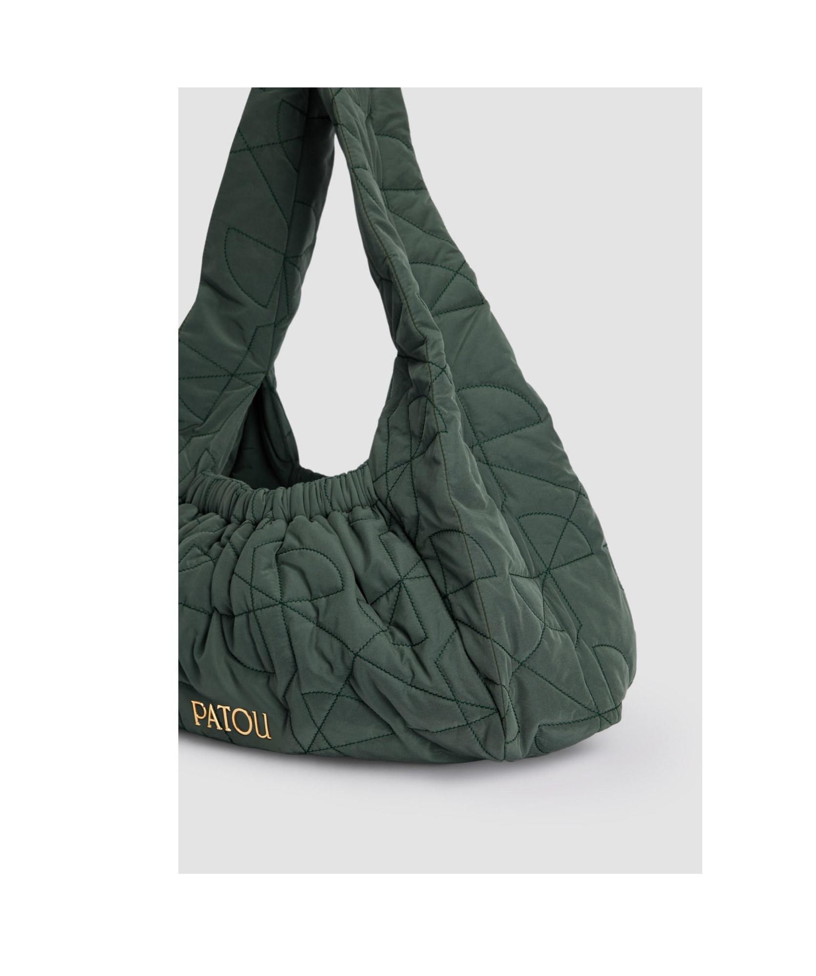 Patou Le Biscuit Shoulder Bag In Black
