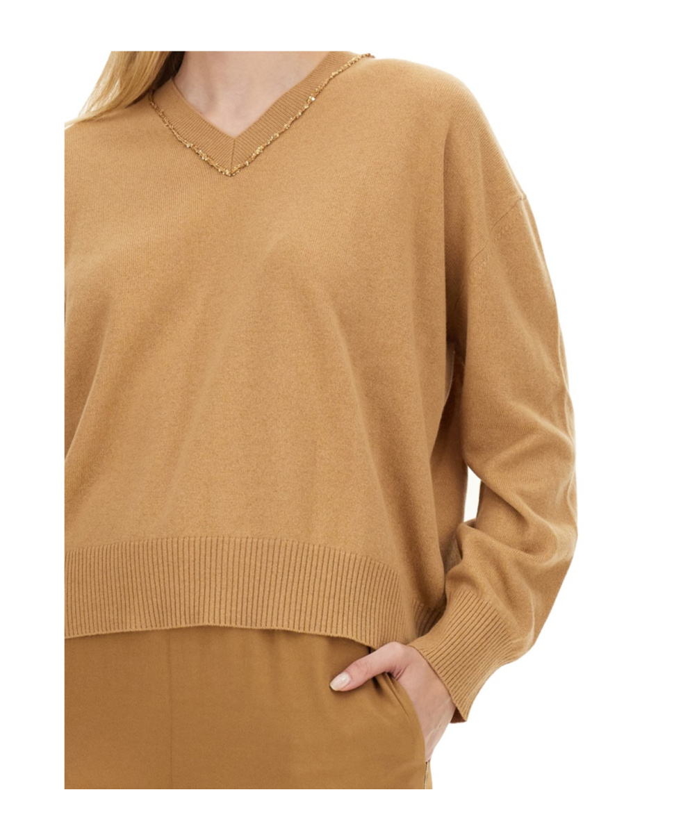 Fabiana Filippi Sweaters In Nude