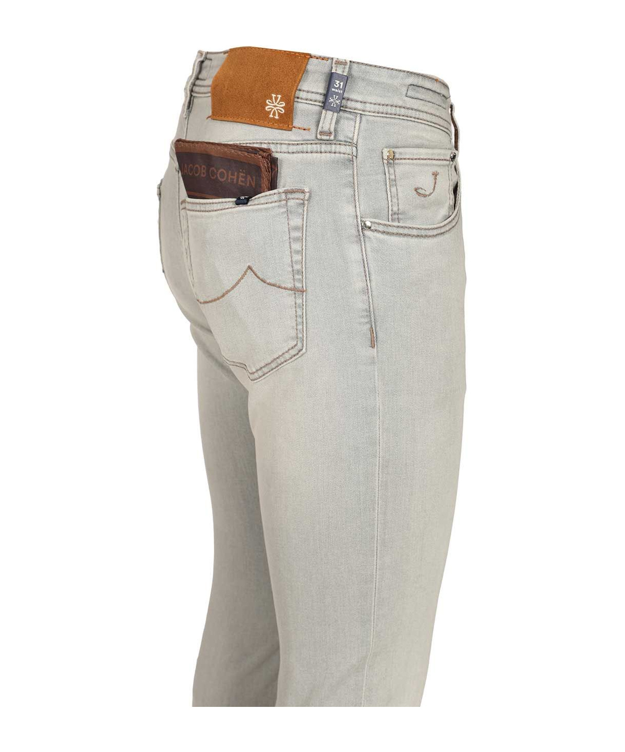 Jacob Cohen Straight-leg Jeans In Gray