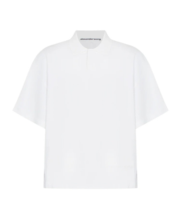 Alexander Wang Short-sleeve Polo In White
