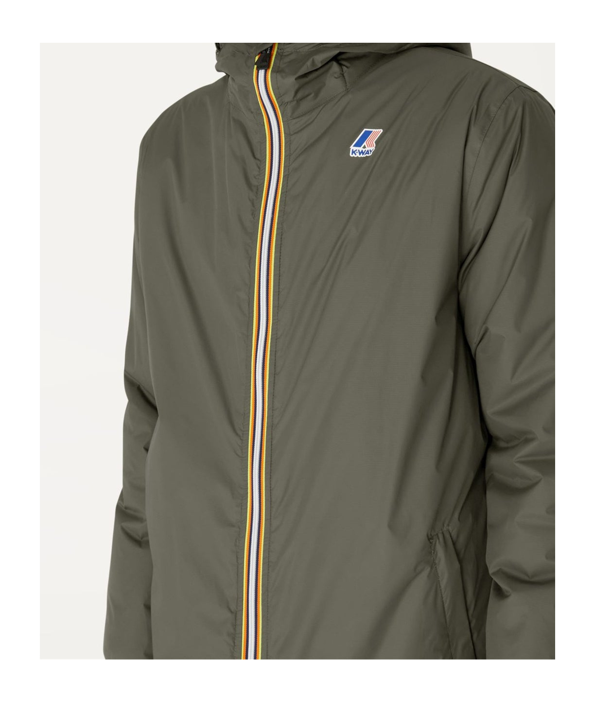 K-way Eiffel Long-sleeved Raincoat In Black