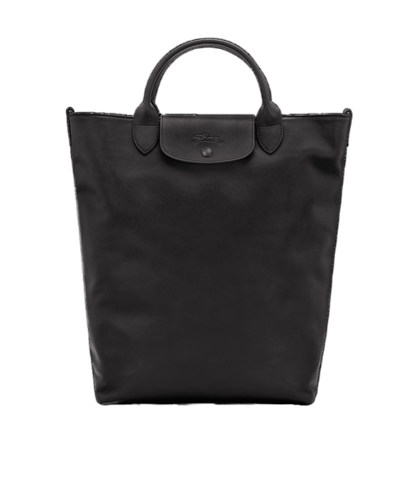 Longchamp Le Pilage Tote Bag In Black