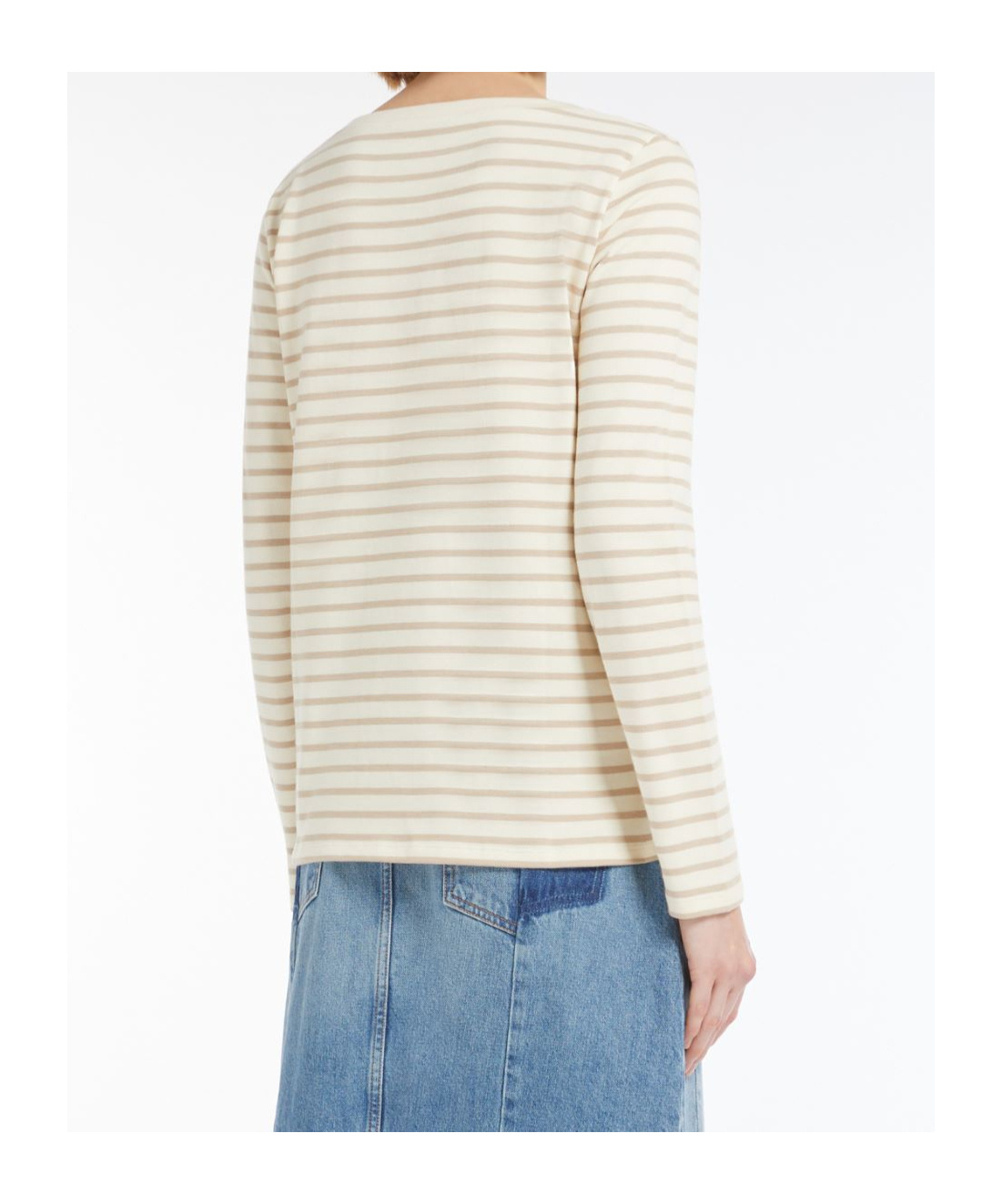 Weekend Max Mara Long-sleeved T-shirt In Neutral