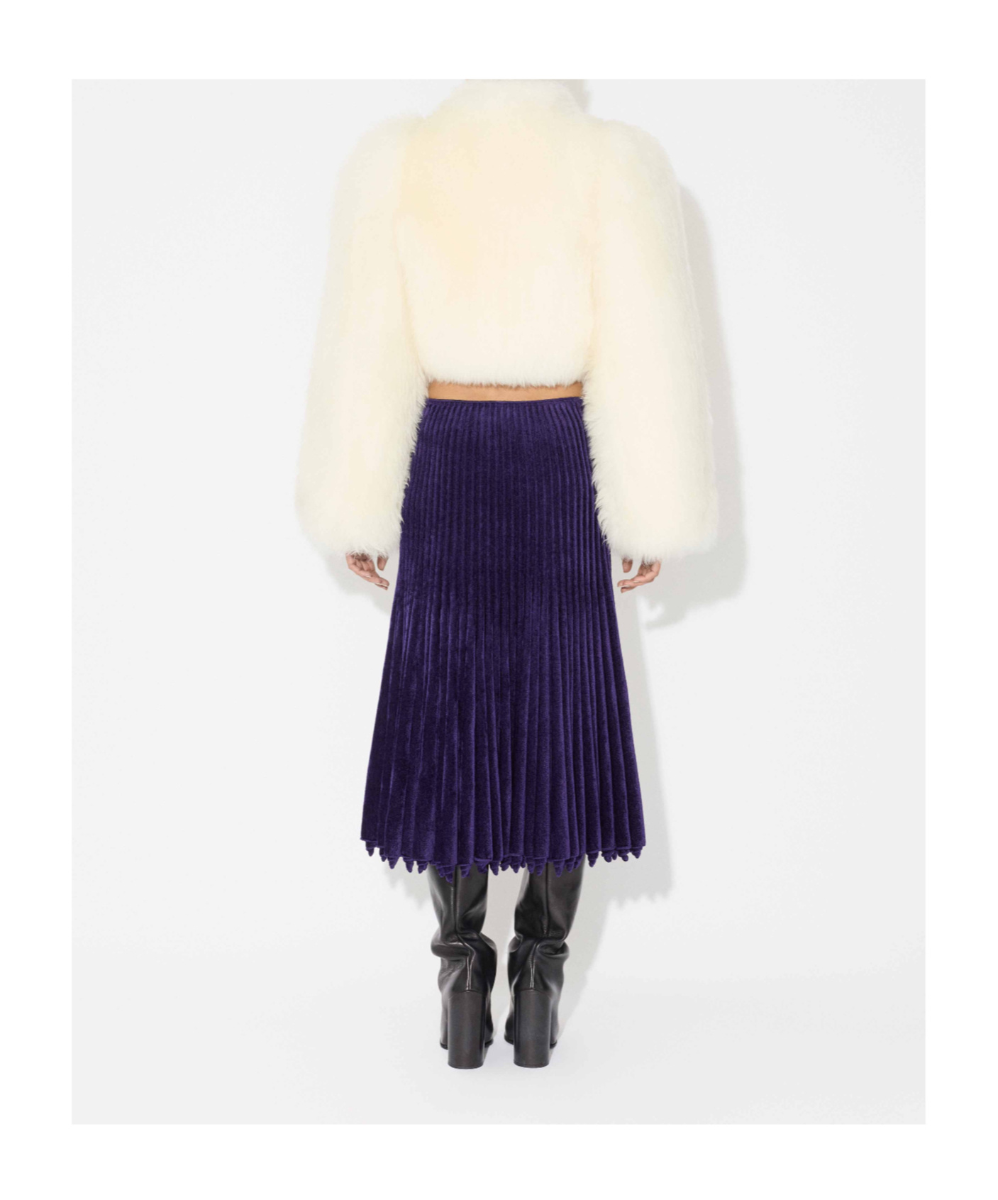 Alaïa Long-sleeved Casual Jacket In White