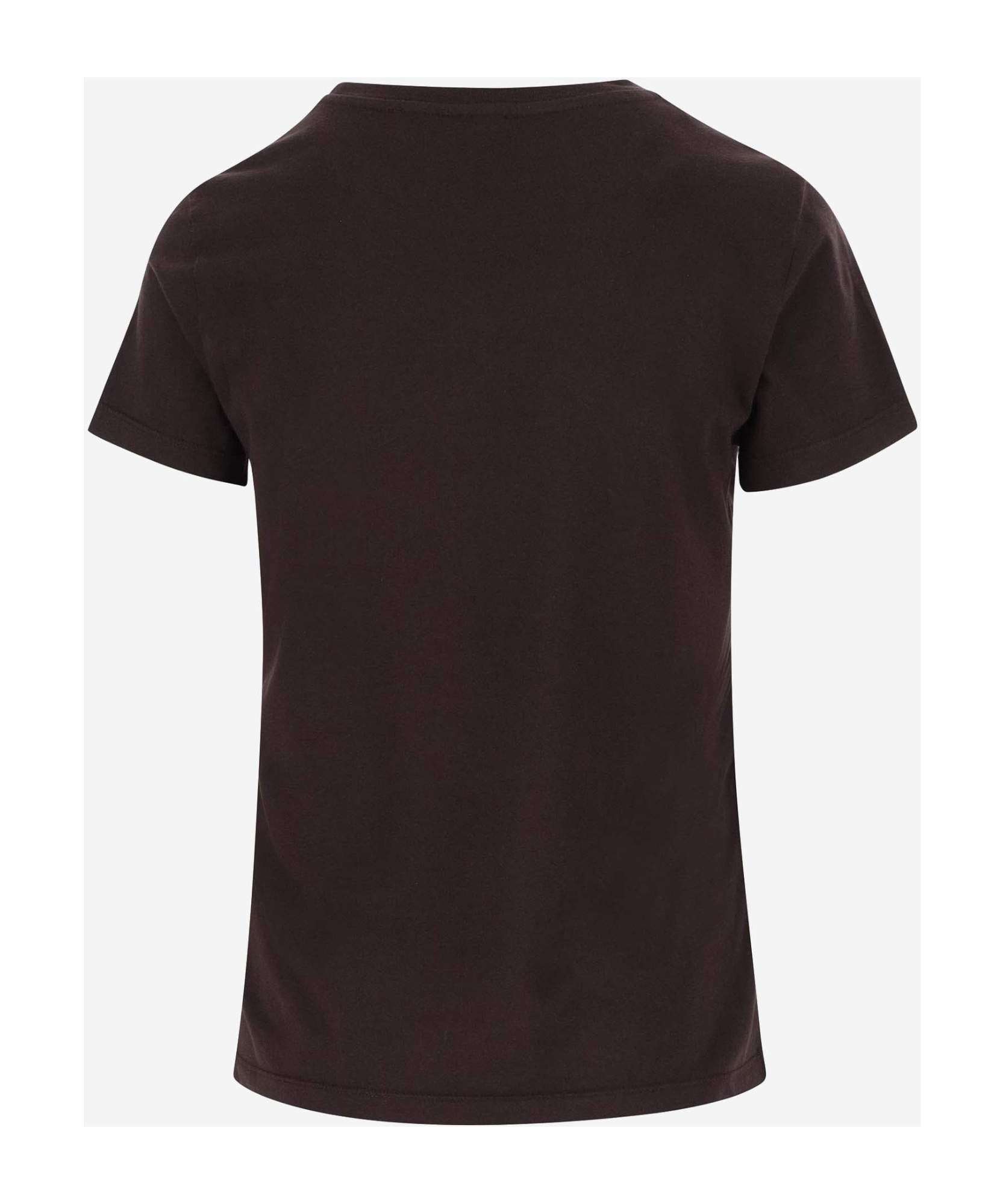 Pinko Cotton T-shirt With Logo In Black