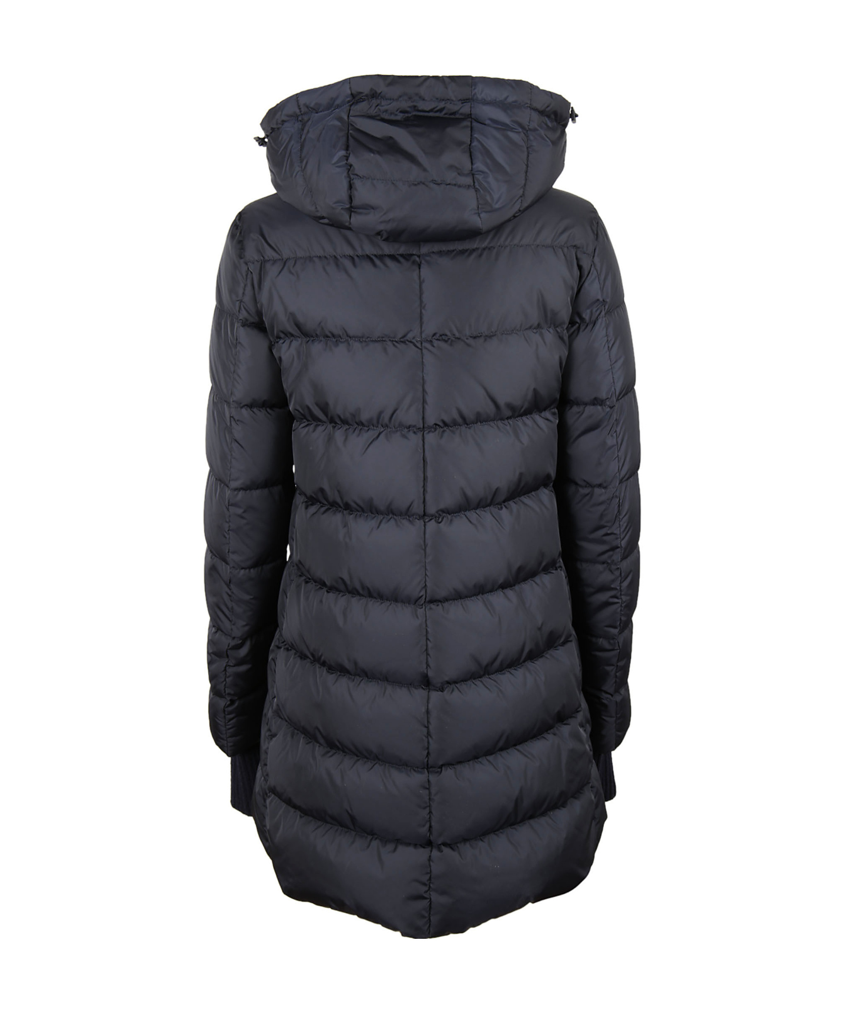 Herno Long-sleeved Quilted Down Jacket In Black