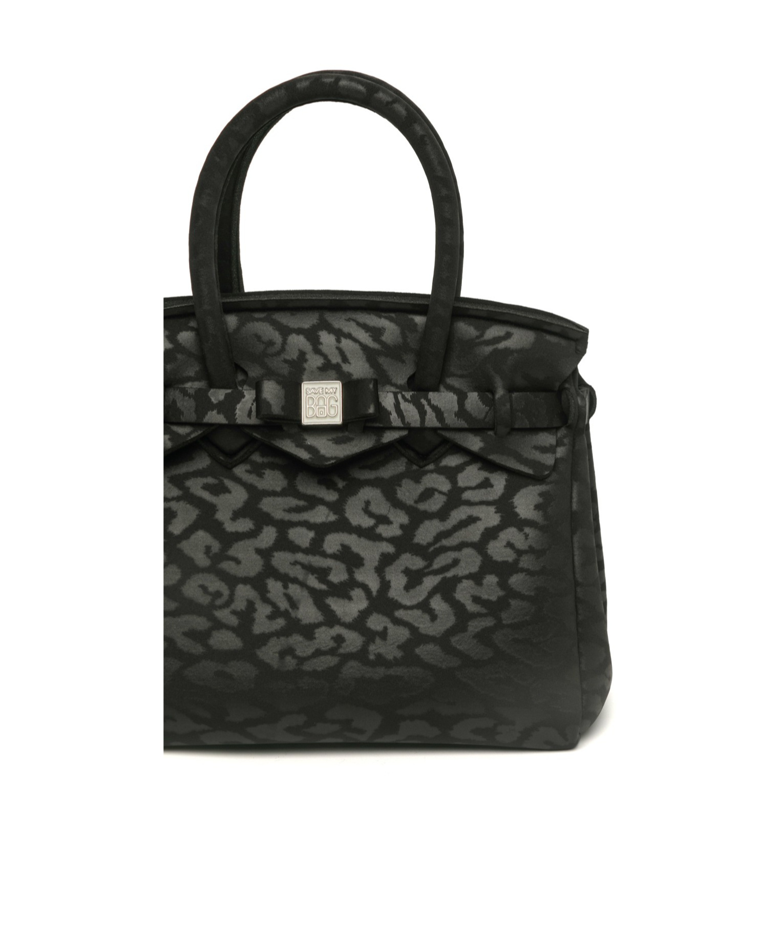 Save My Bag Bow Handbag In Black