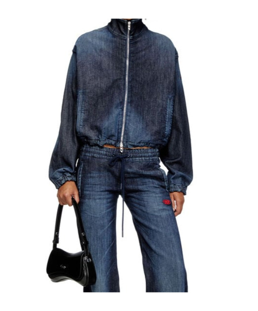 Diesel De-sanderz Bomber Jacket In Black