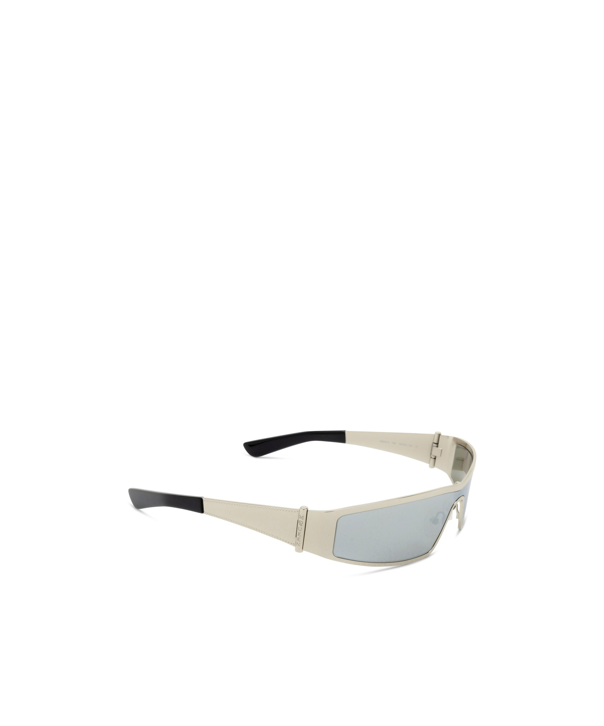 Alexander Mcqueen Eyewear Wraparound Rectangular Sunglasses In Green