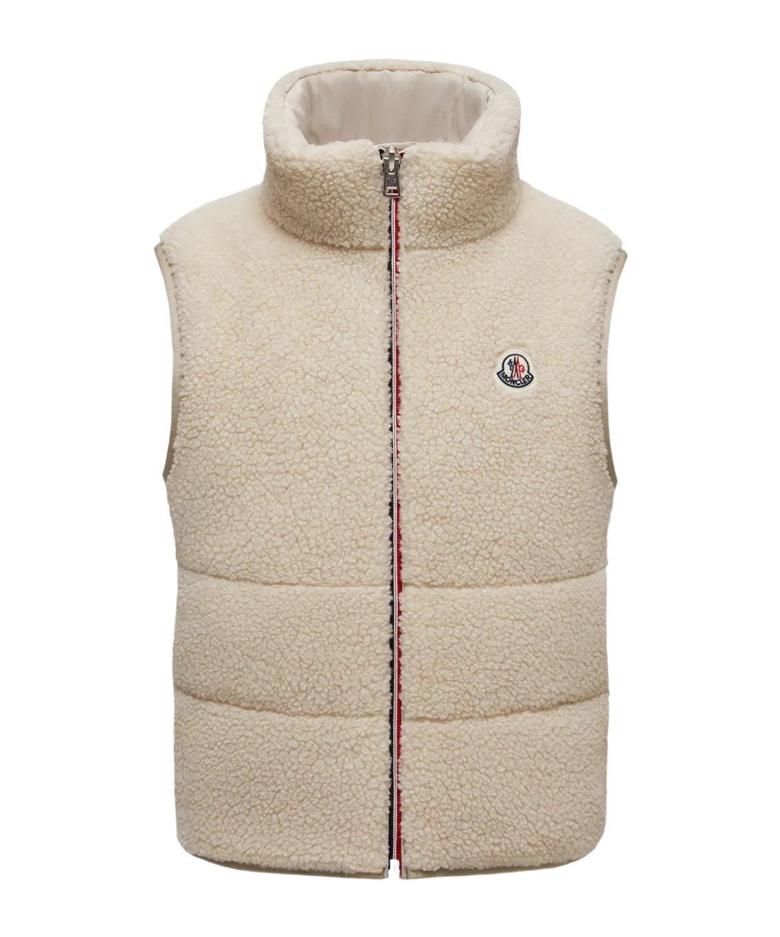 Moncler Sleeveless Vest In Neutral