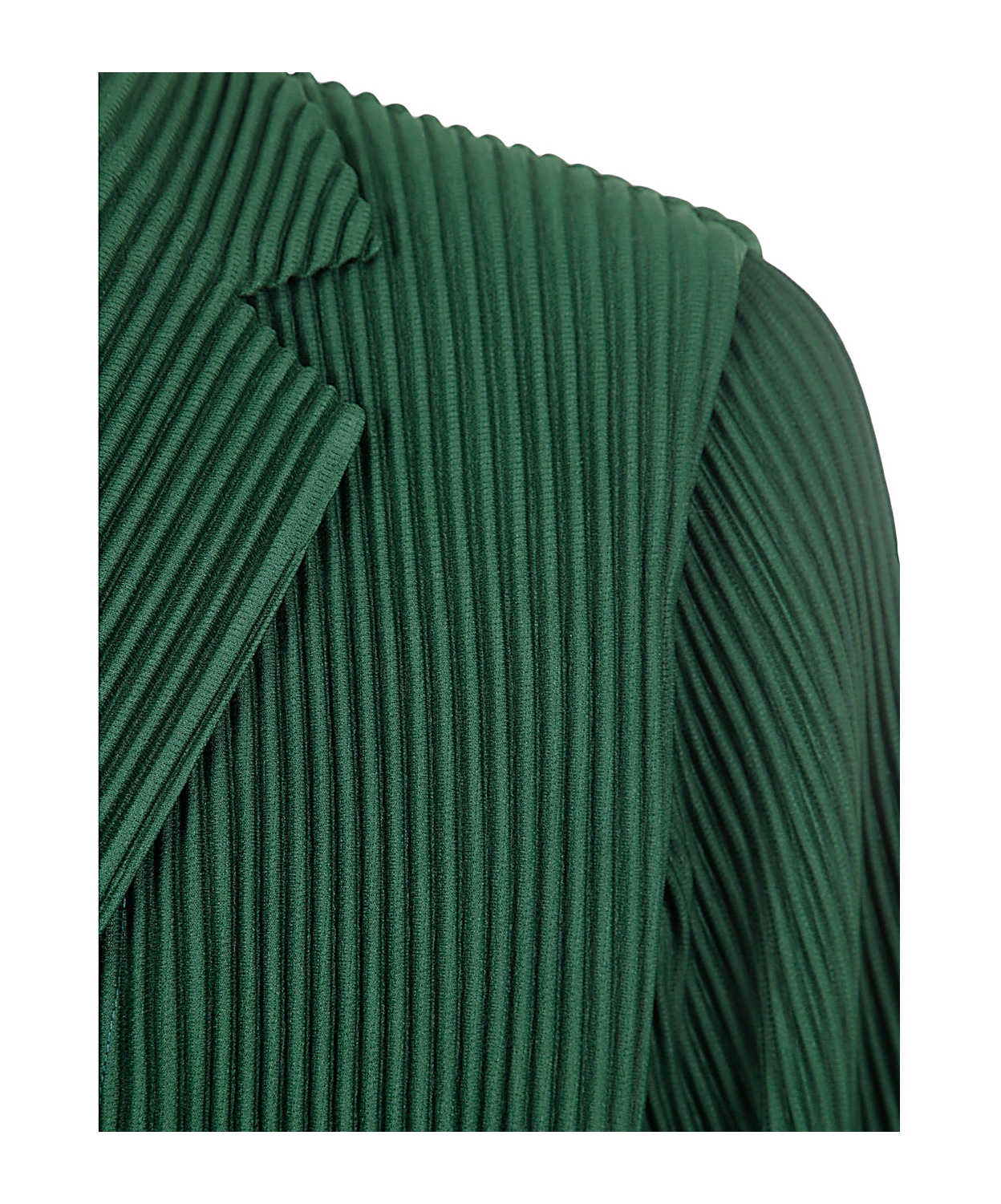 Shop Issey Miyake Tailored Pleats 1 Blazer In Green