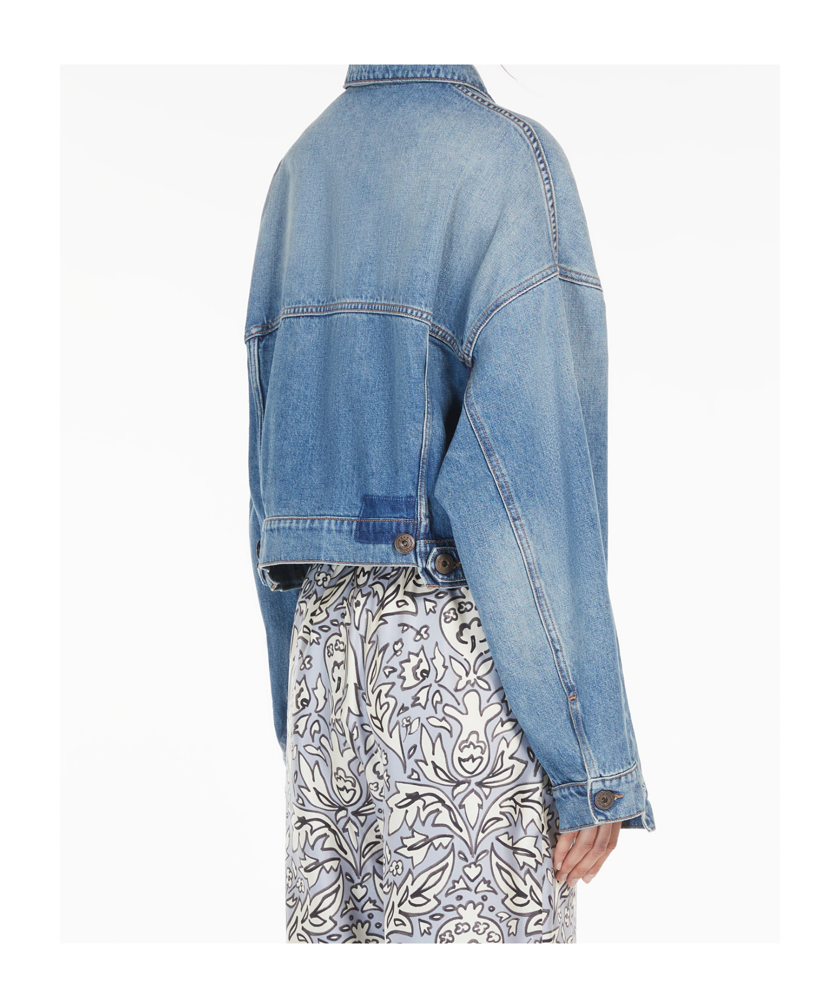 WEEKEND MAX MARA CROPPED DENIM JACKET