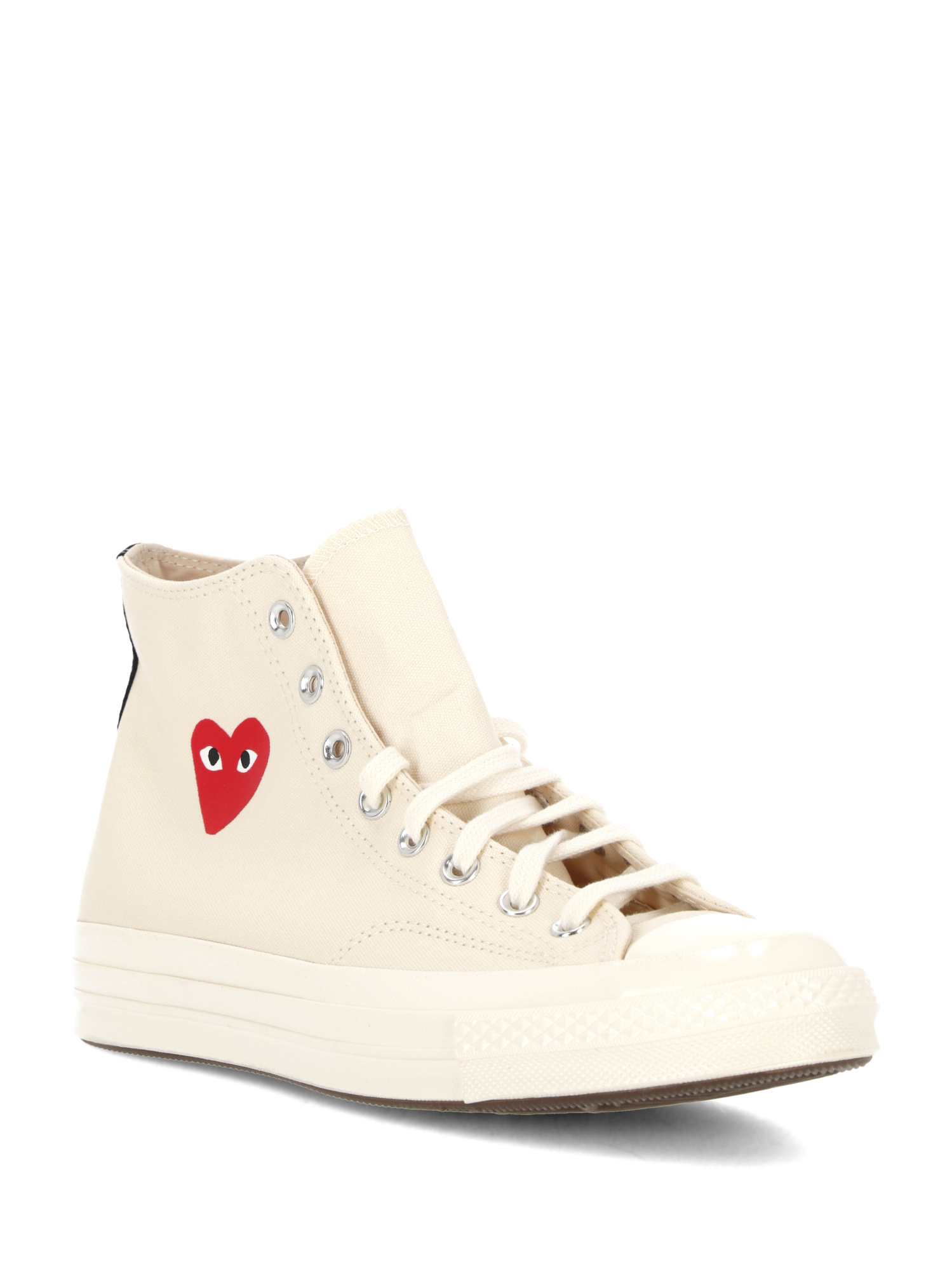 Comme Des Garçons Play Comme Des Garcons Play X Converse Single Heart Chuck 70 Sneakers In Neutral