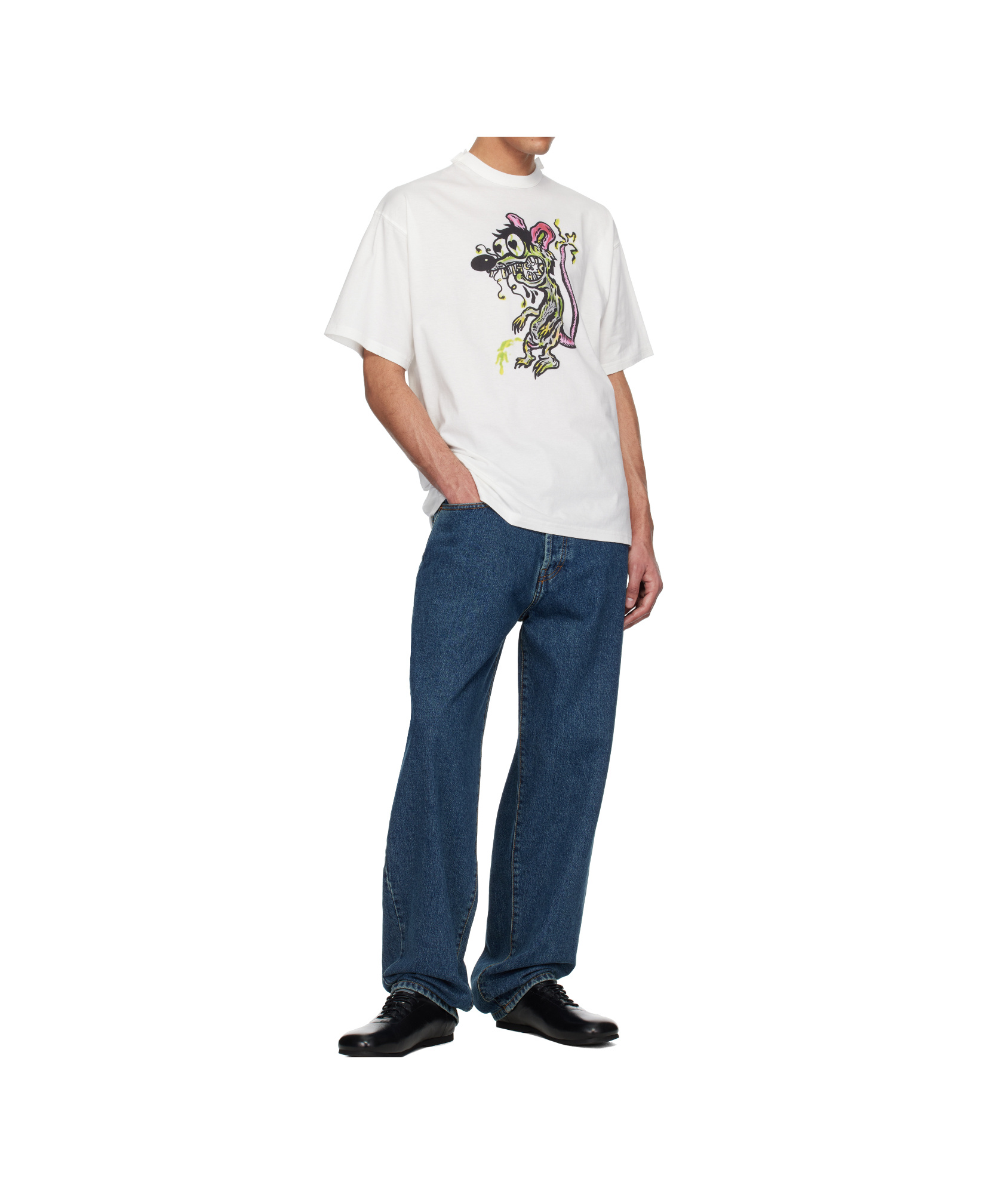 Magliano Mouse Printed Tee In White