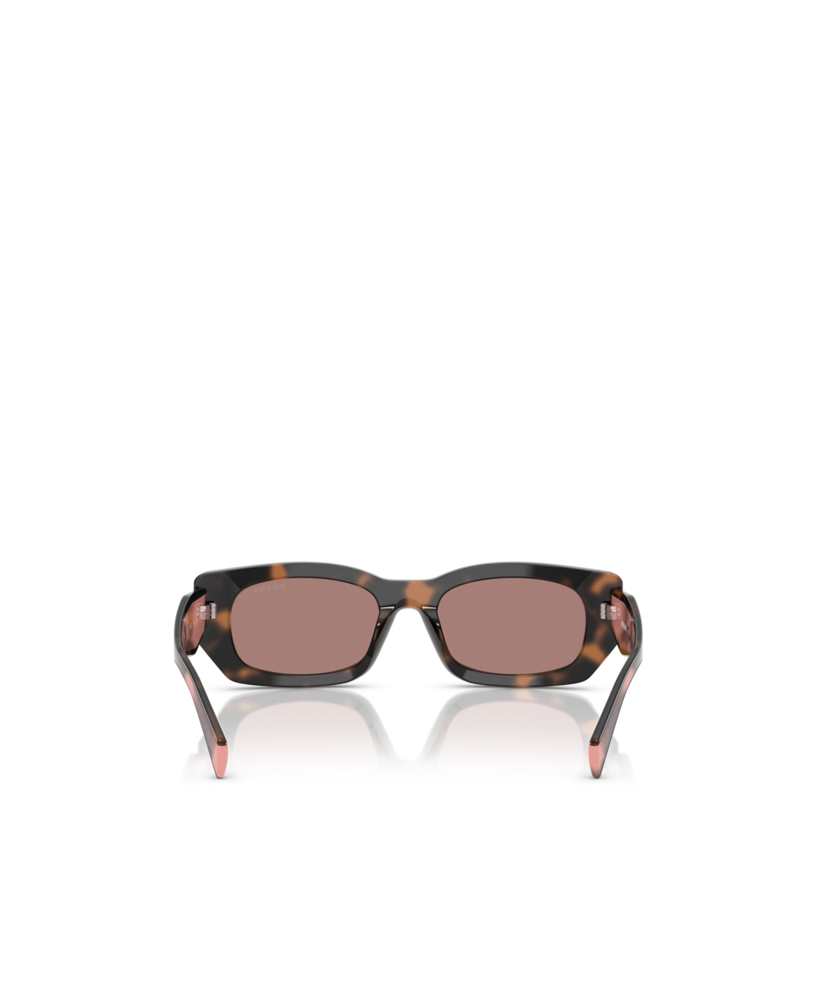 Shop Prada Full Frame Sunglasses In Brown