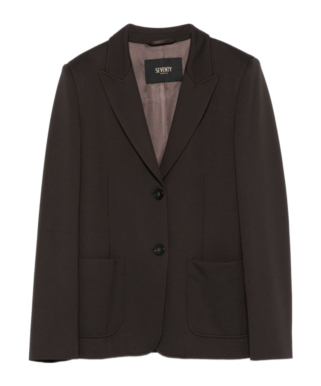 Seventy Buttoned Blazer In Black