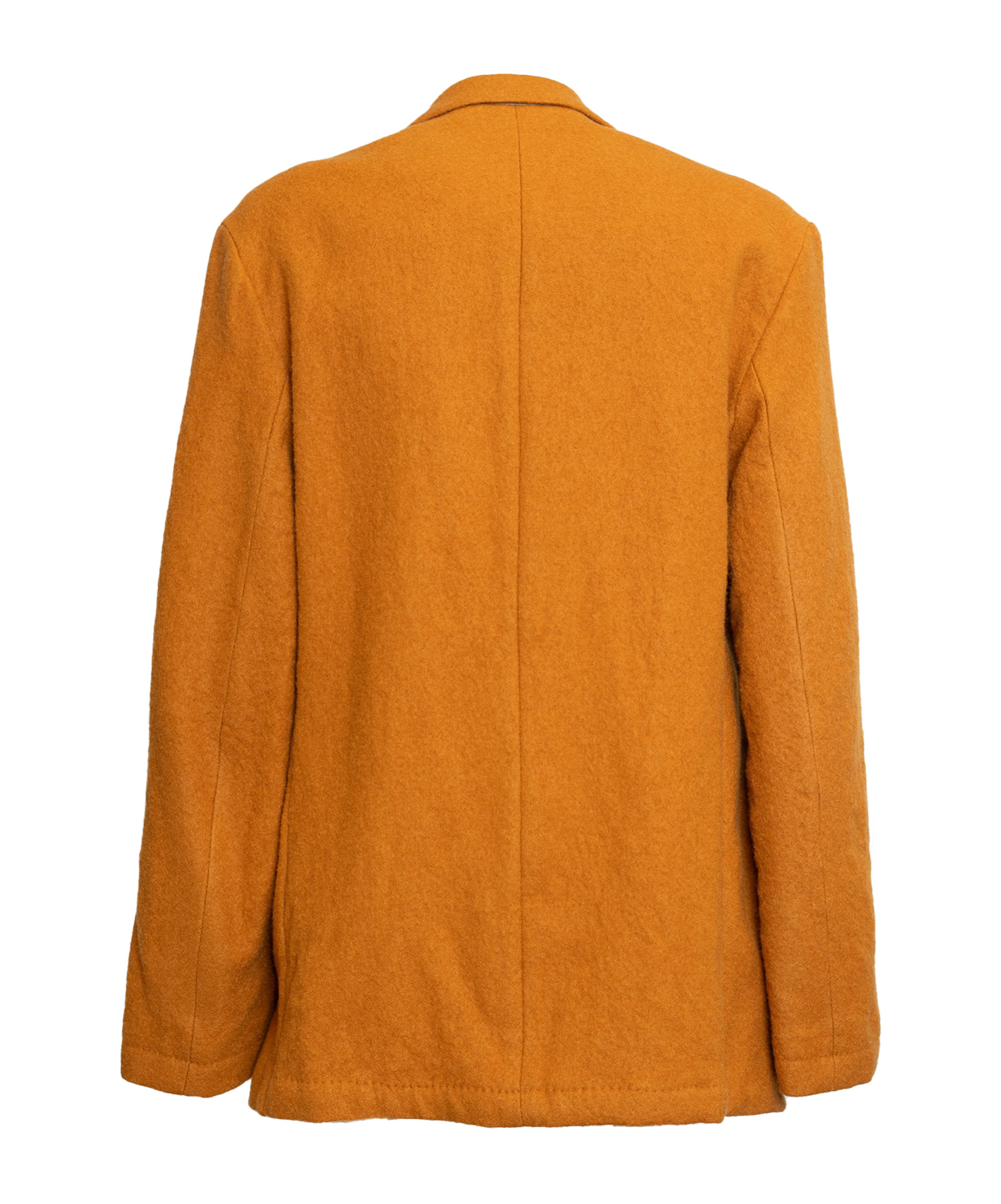 Dries Van Noten Double Breasted Long Sleeved Coat In Orange