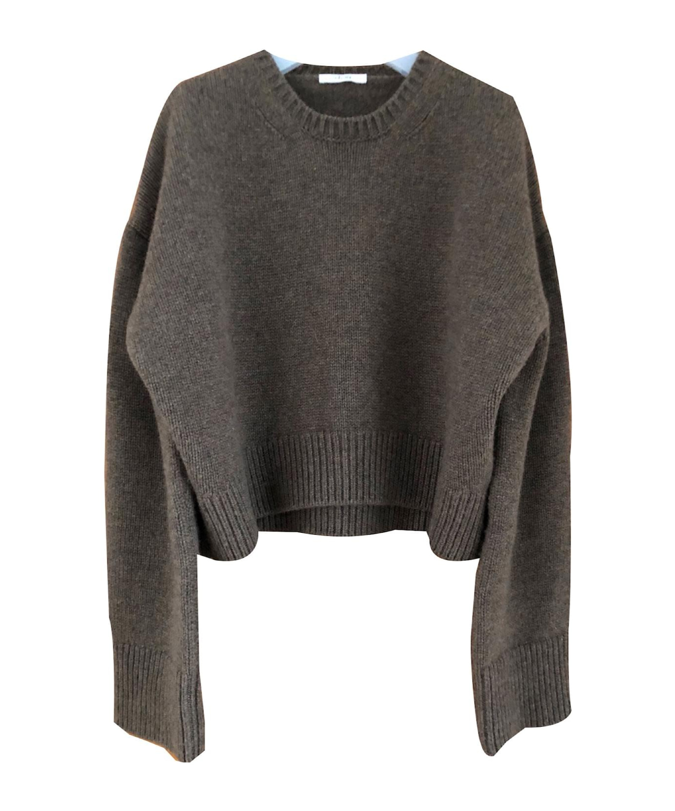 Celine Crew Neck Top In Gray