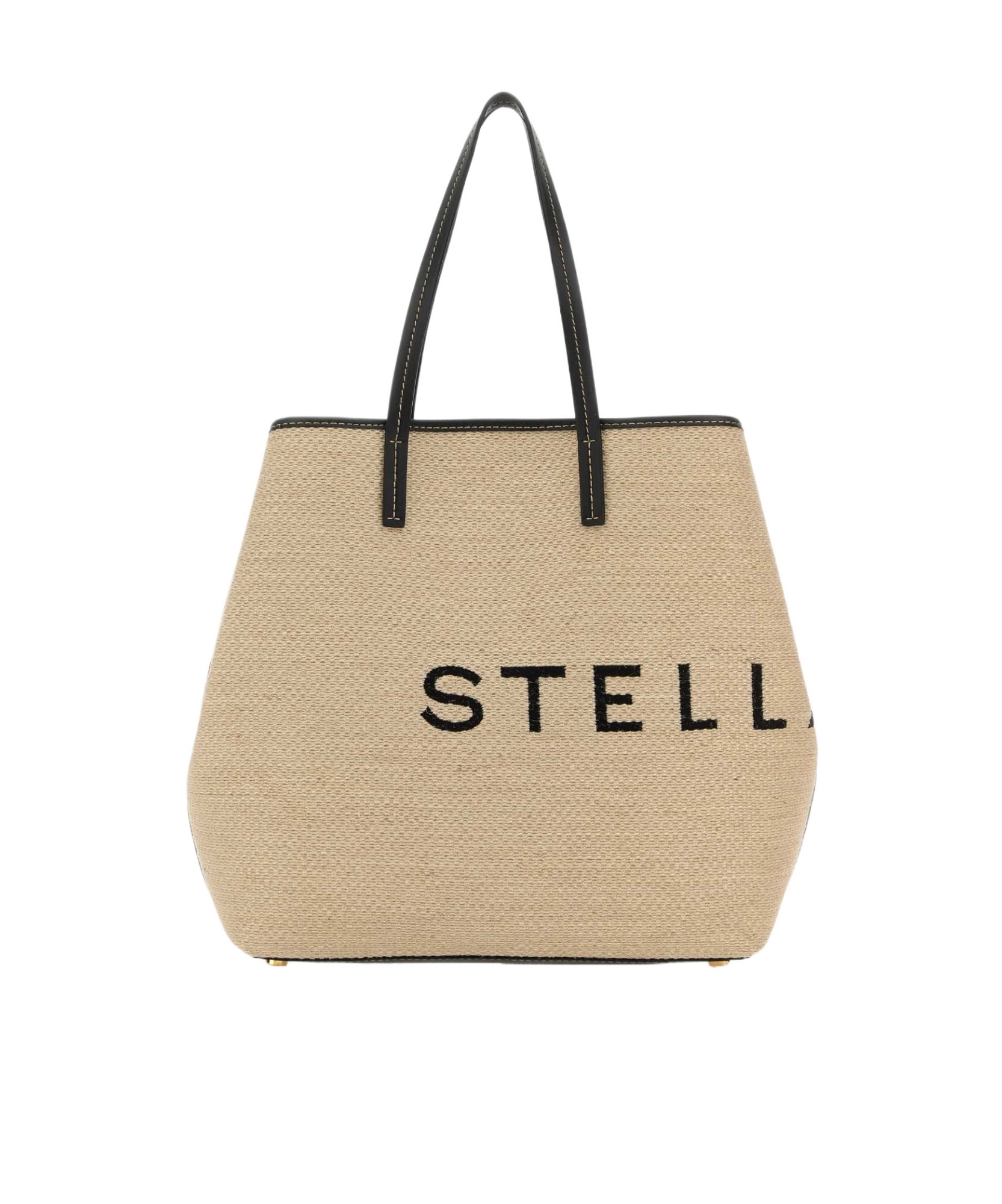 Stella Mccartney Jacquard-logo Tote Bag In Nude