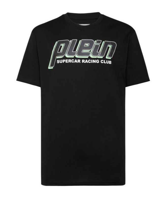 Shop Philipp Plein Plain Jersey T-shirt In Black