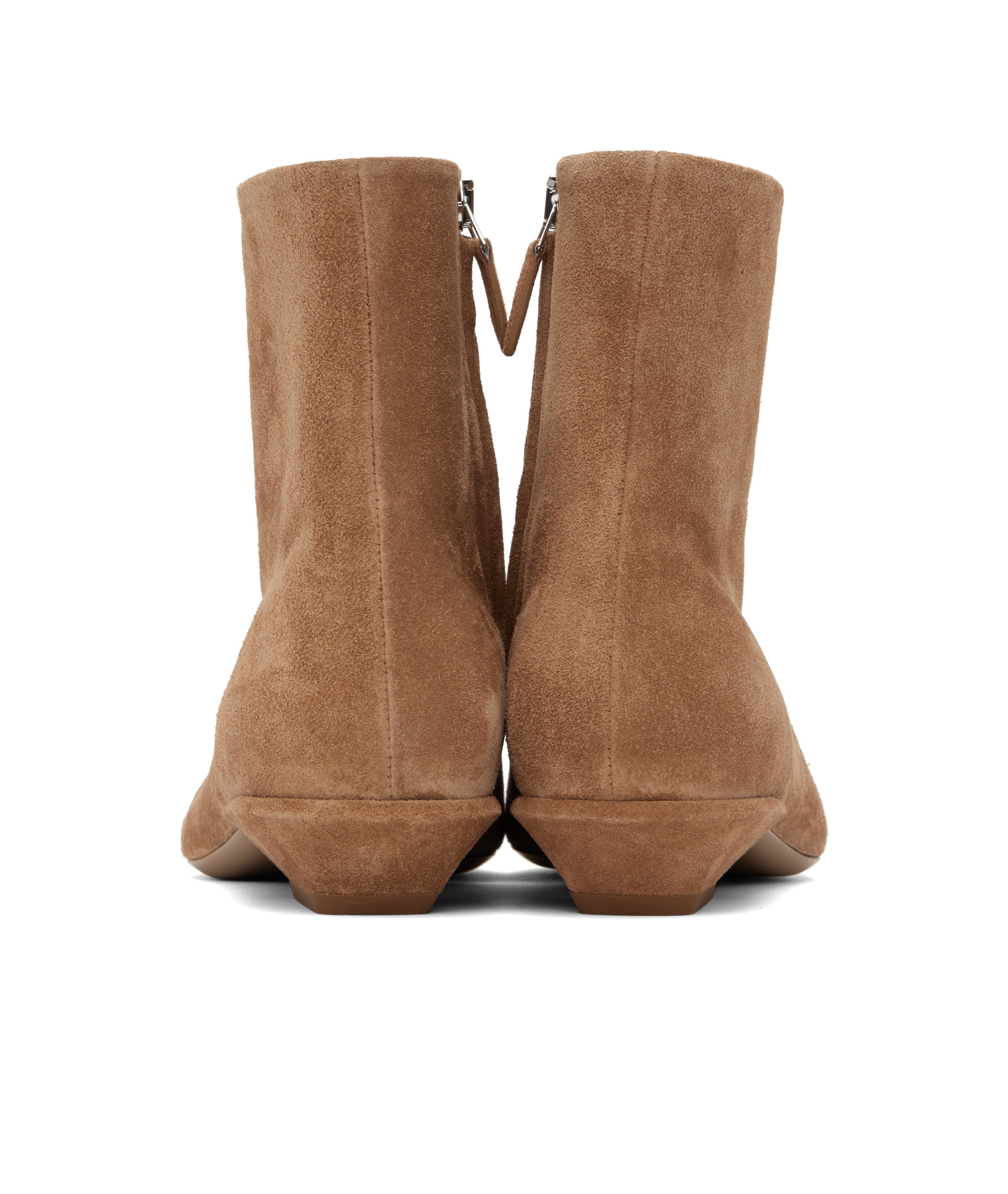 Paris Texas Bettina 25 Suede Ankle Boots In Brown