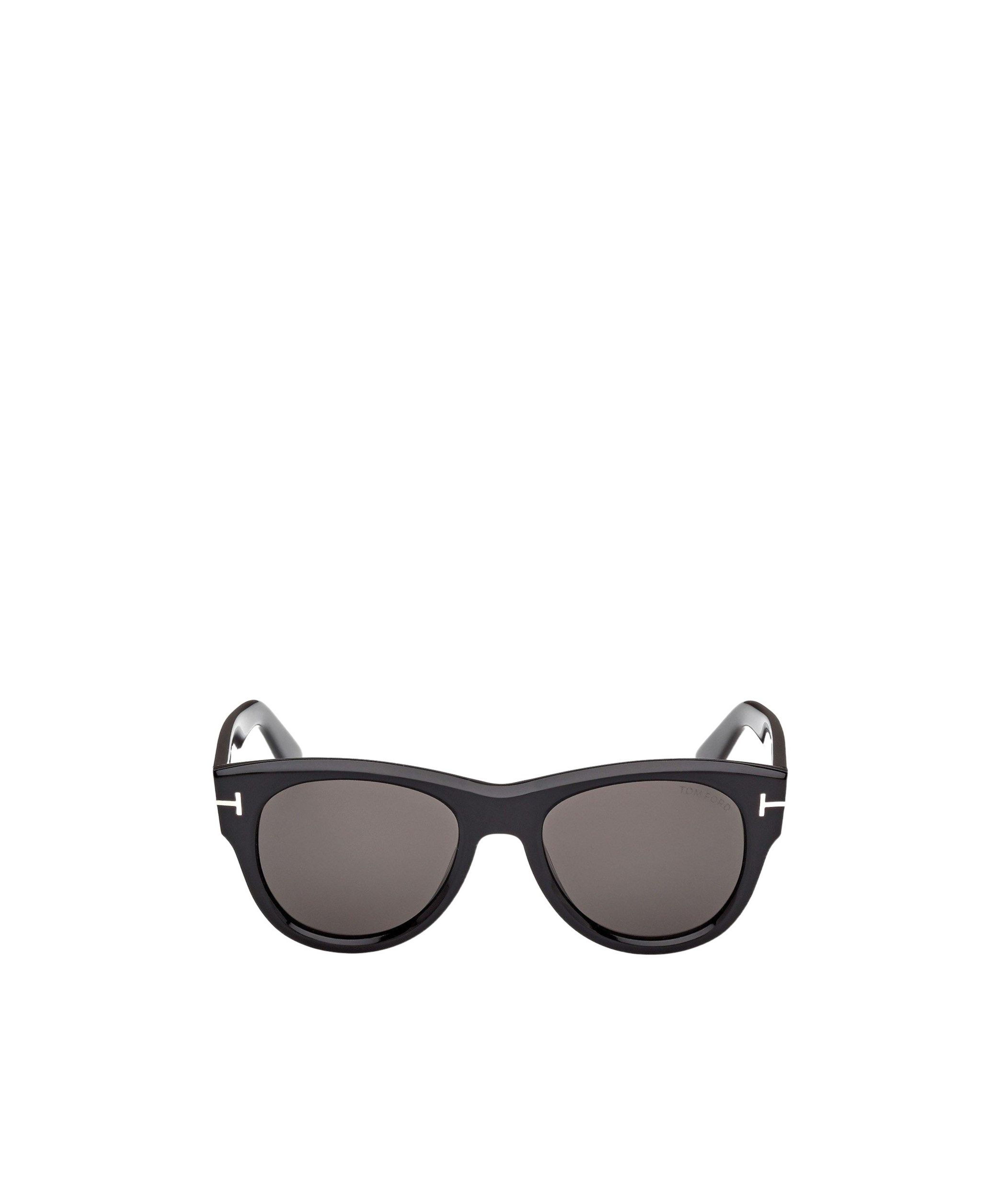 Tom Ford Thick-rimmed Oval Sunglasses In Gray