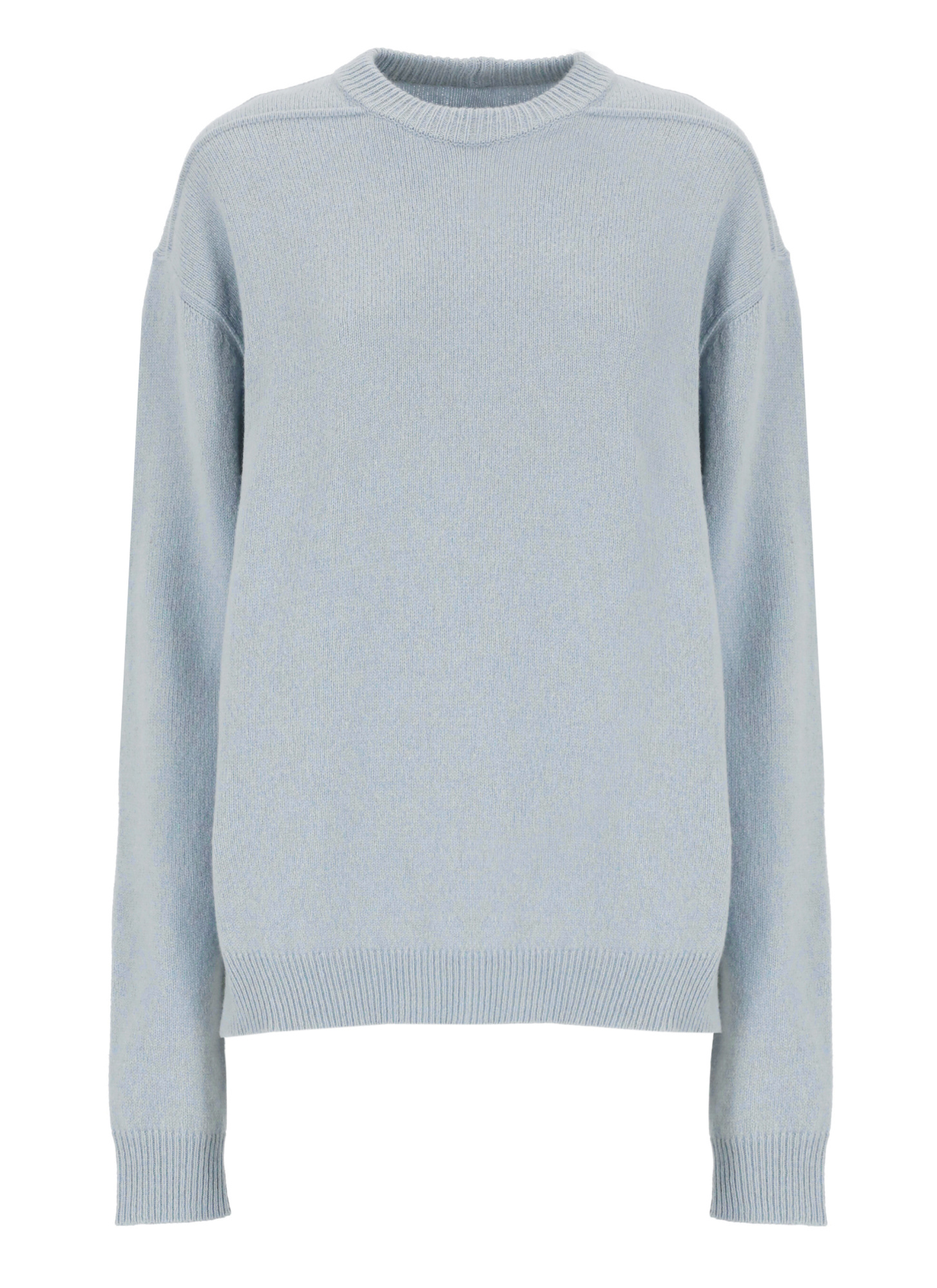 Rick Owens Long-sleeved Sweater In Gray