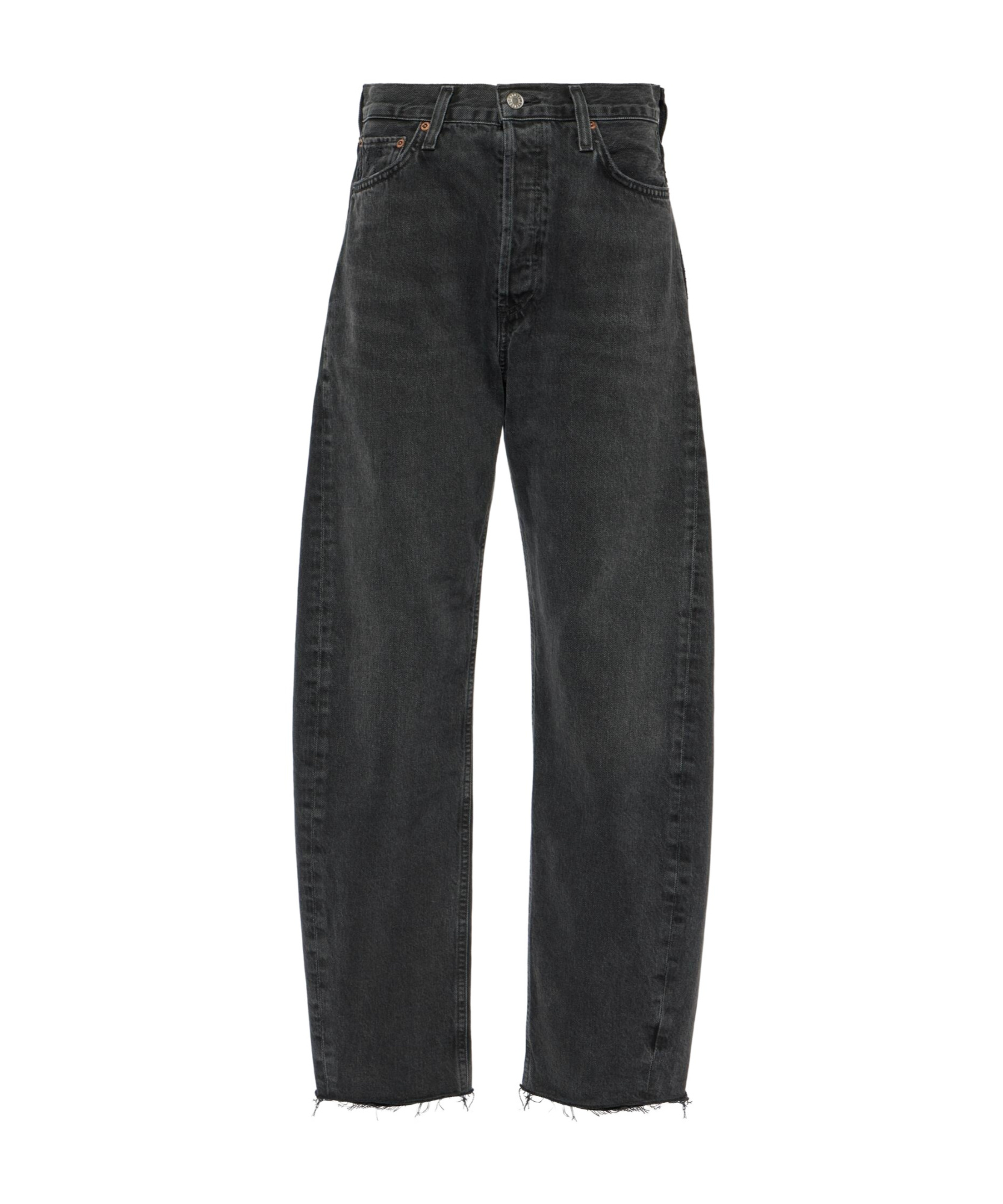 Agolde High-waisted Jeans In Black