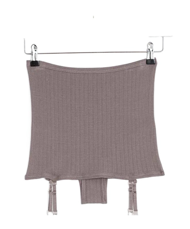 Lemaire Underwear With Suspenders In Gray