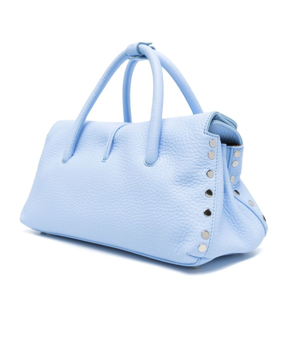 Zanellato Double Handle Shoulder Bag In Blue