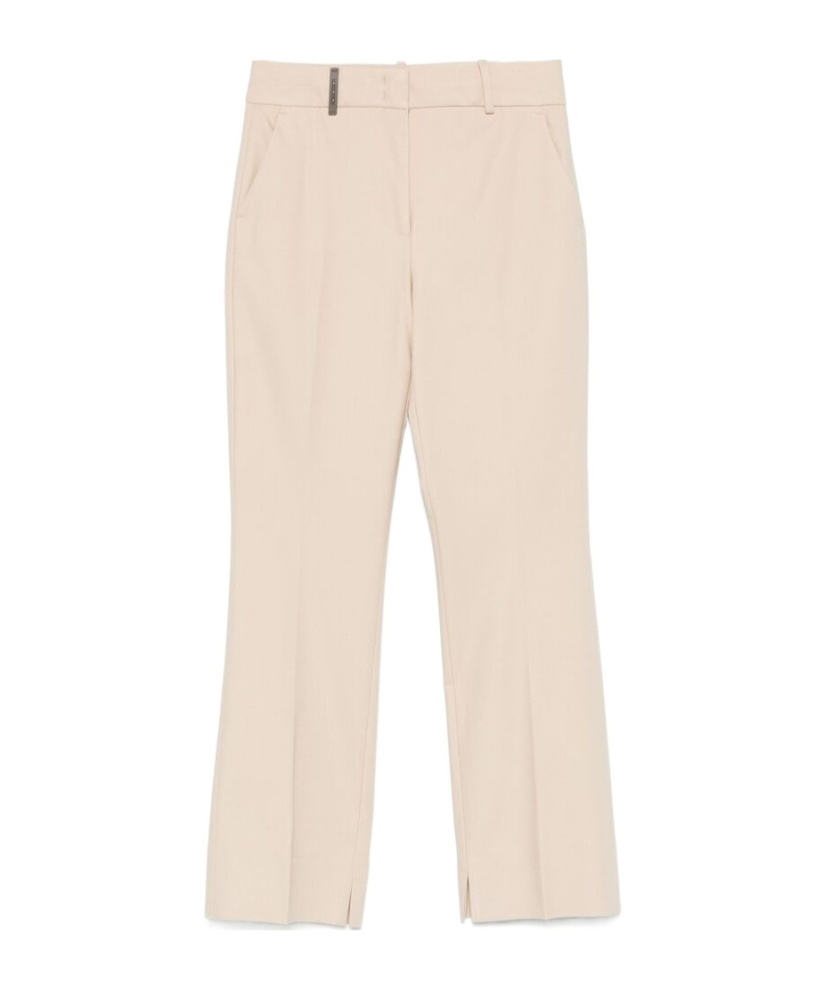 Peserico Tapered Trousers In Nude