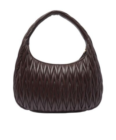 Miu Miu Logo Handbag In Black