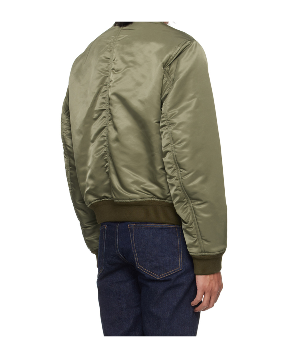 Tom Ford Khaki Shiny Bomber Jacket