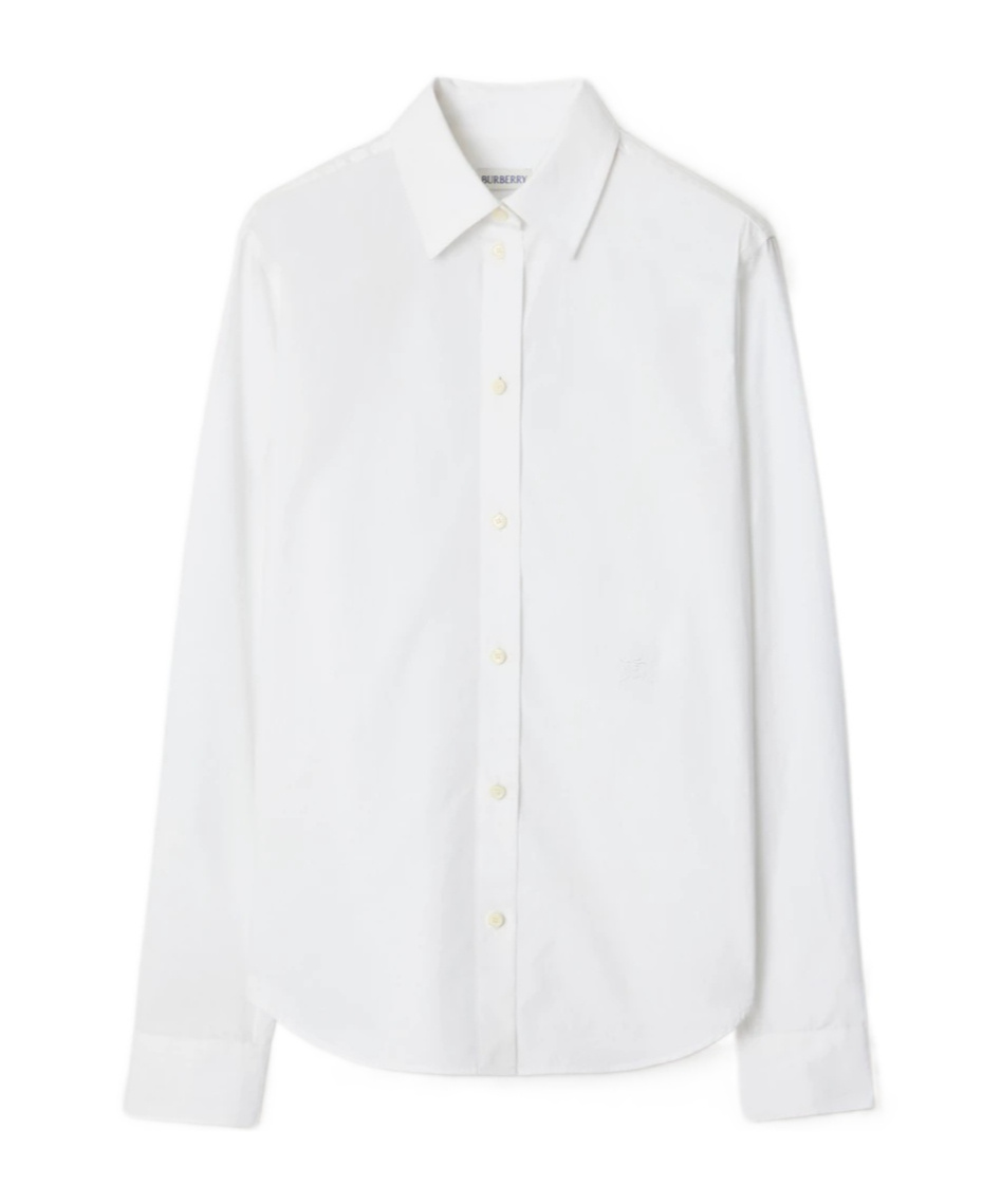 Burberry Regular Fit Cotton Poplin Formal Shirt Clothing In Red