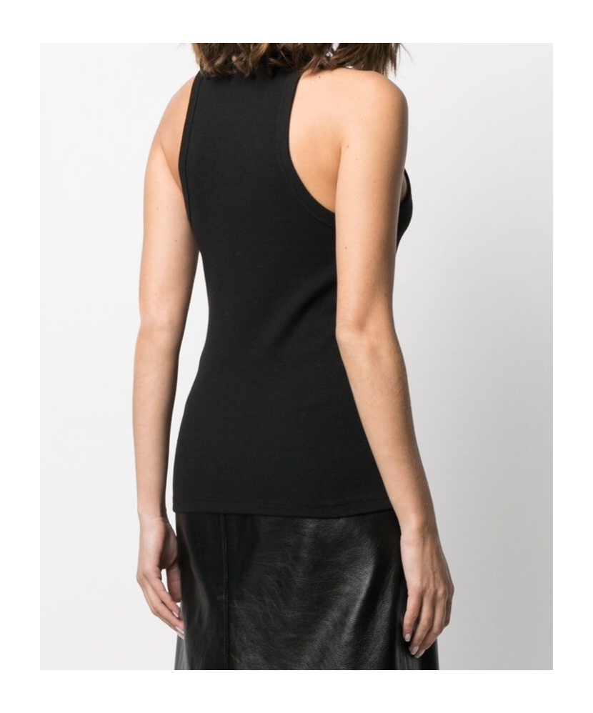 Shop Anine Bing Sleeveless Vest In Black
