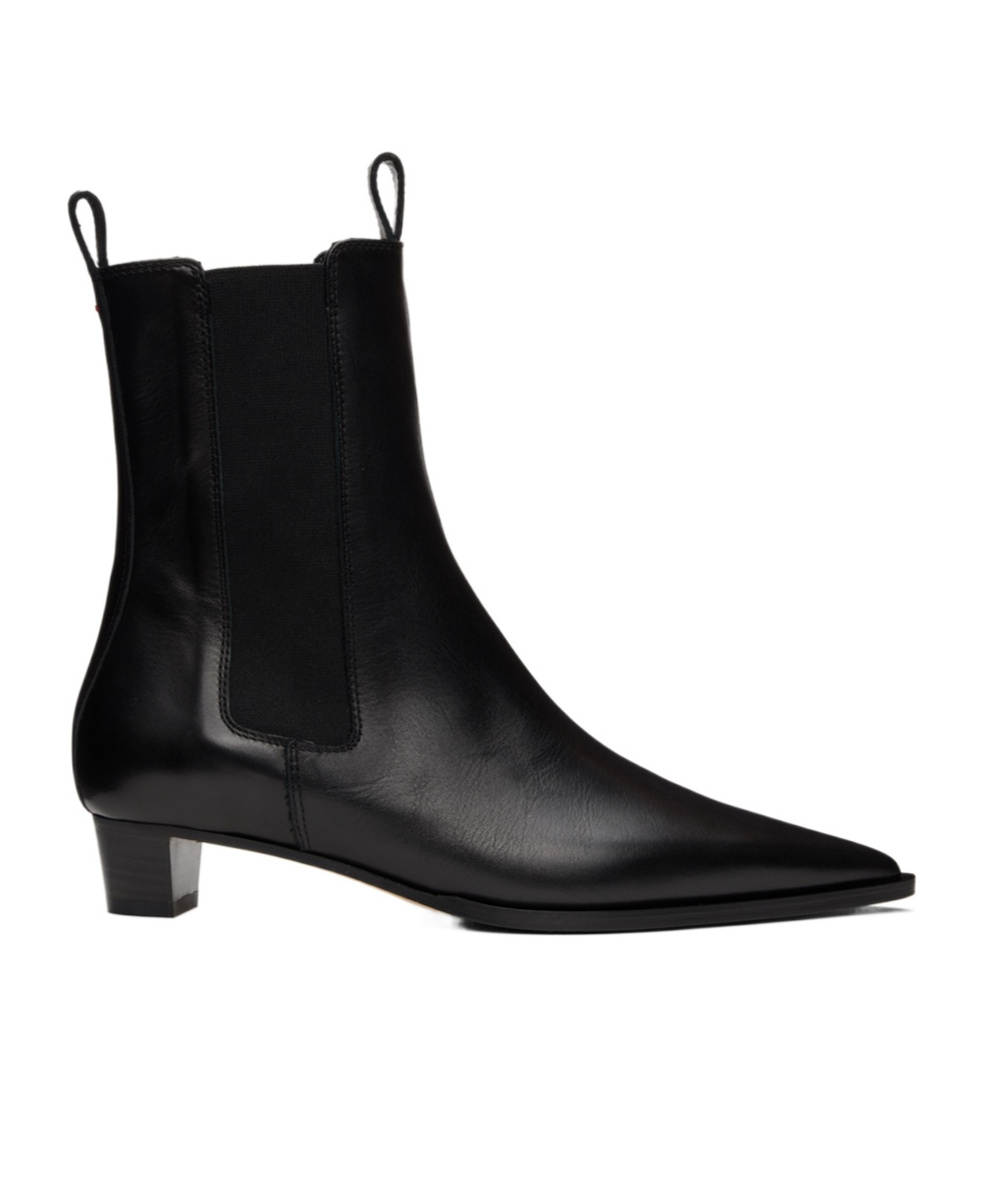 Aeyde Kiwi Ankle Boots Black In Black