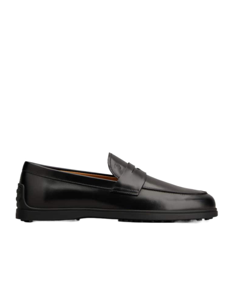 Tod's Slip On Loafers In Black