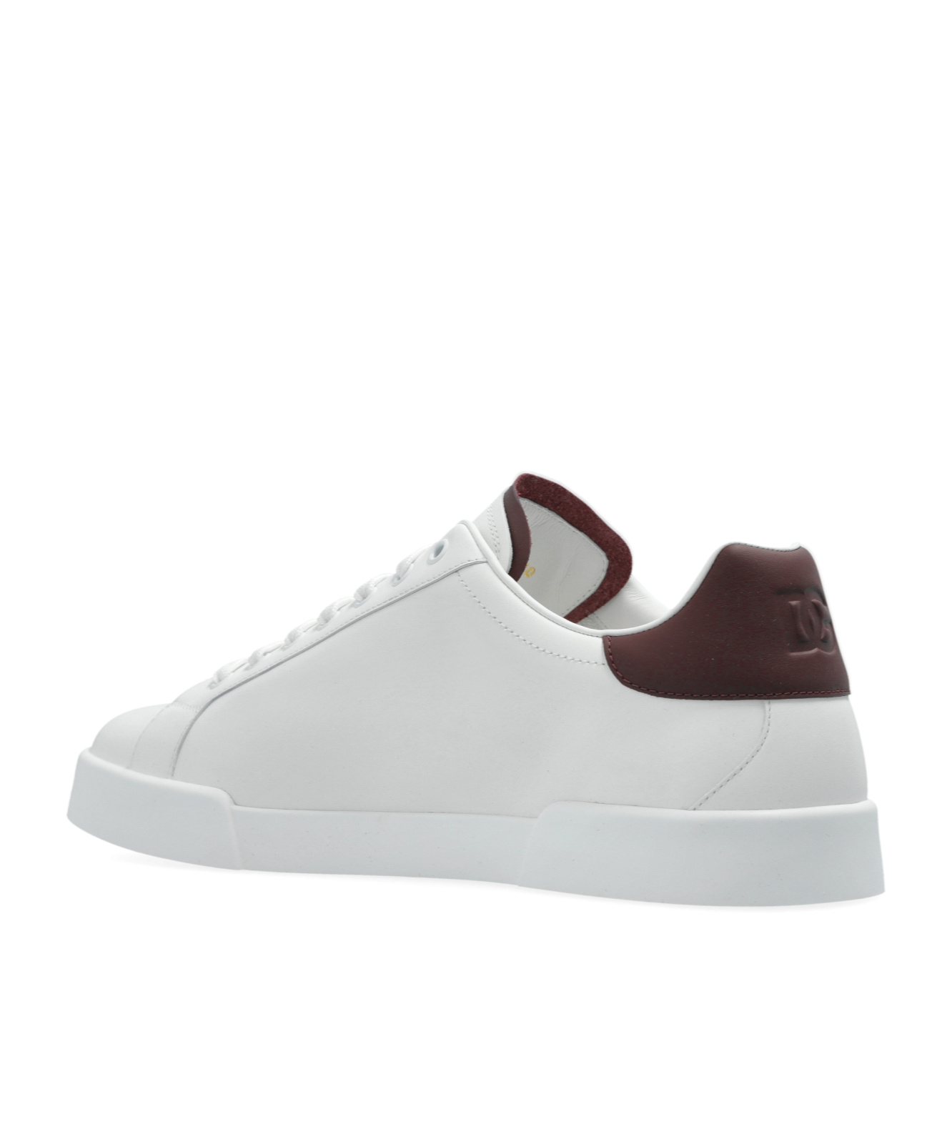 Dolce & Gabbana Round Head Low-cut Sneakers In White