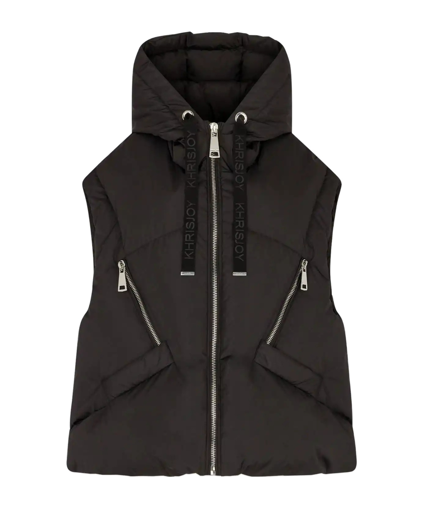 Khrisjoy Vest Iconic Milano In Mat Nylon Black