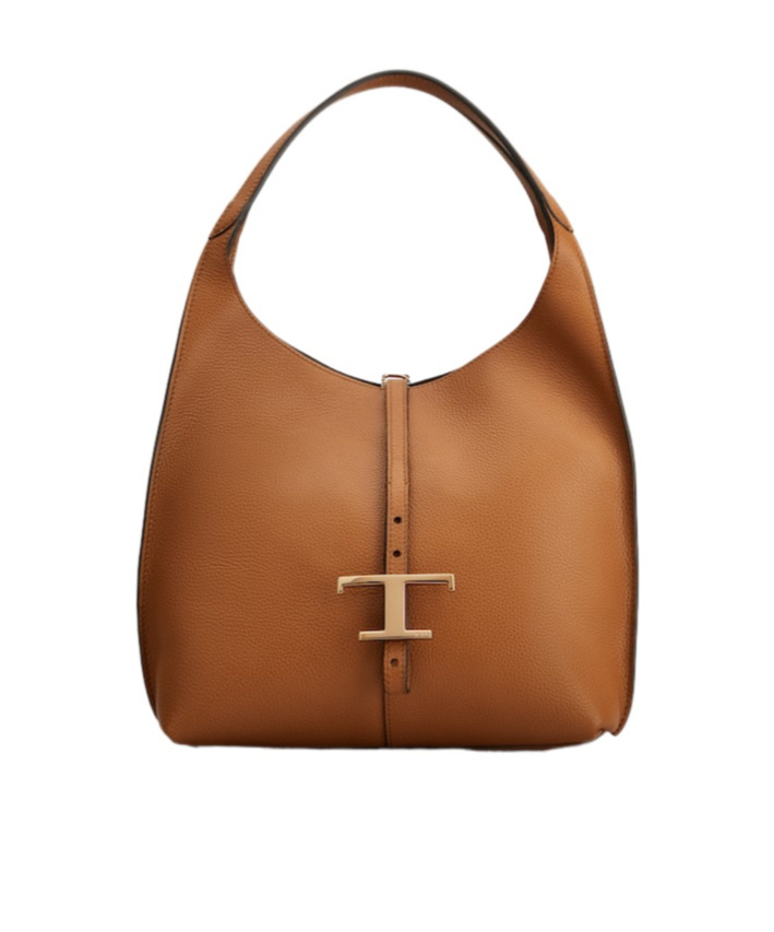 Tod's T Timeless Small Shoulder Bag In Brown