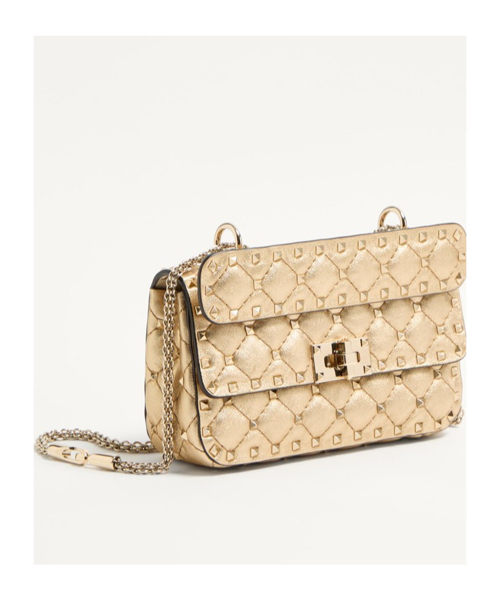 Valentino Chain Shoulder Bag In Nude