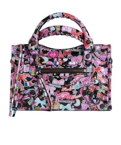 Balenciaga Women's Le City Bag Mini In Black/multicolor