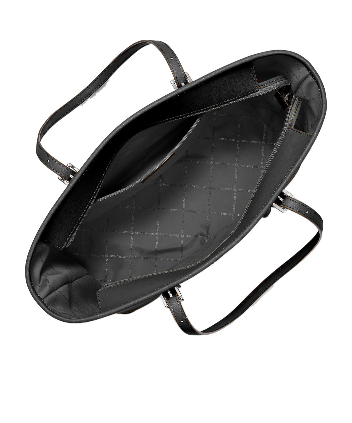 Michael Kors Jet Set Travel Large Handbag In Black