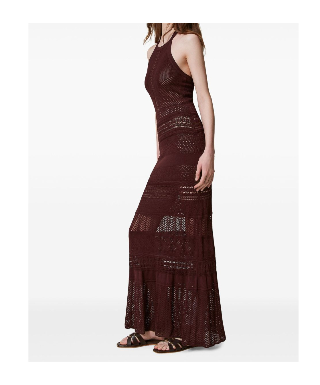 Shop Twinset Crochet-knit Dress