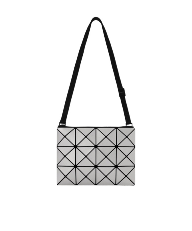 Bao Bao Issey Miyake Lucent Cross Body Bag In Gray
