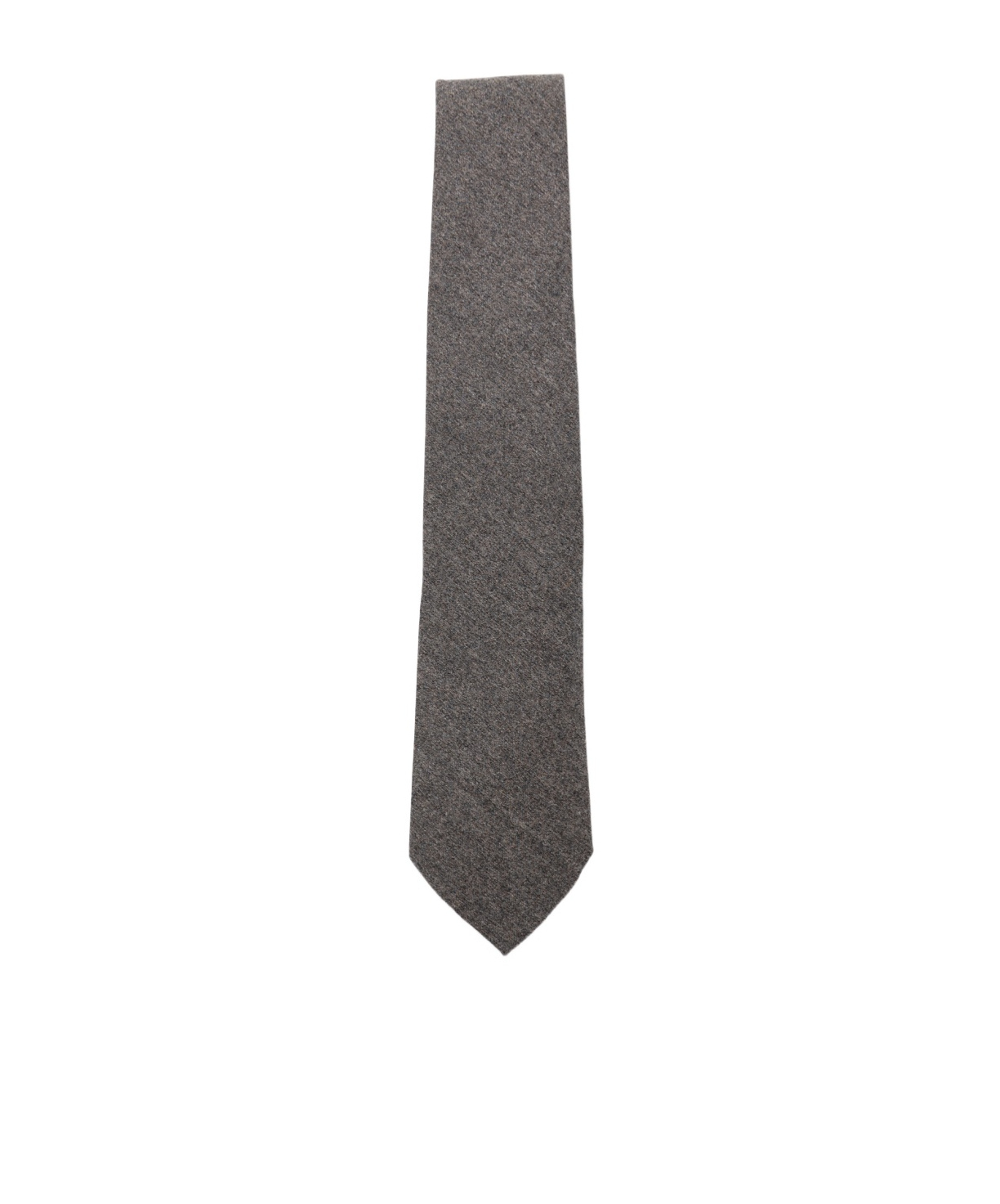 Canali Wool Tie In Gray