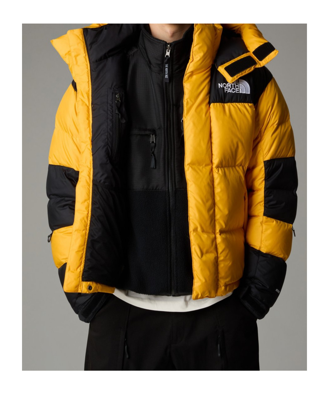 The North Face Himalayan Baltoro Puffer Jacket In Yellow
